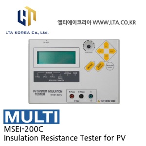 [MULTI 멀티] MSEI-200C / DC전류 회로용 / 절연 저항 시험기 / 태양광 발전 시스템 / MSEI200C