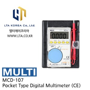 [MULTI 멀티] MCD-107 / 디지털 멀티미터 / 포켓형 / MCD107