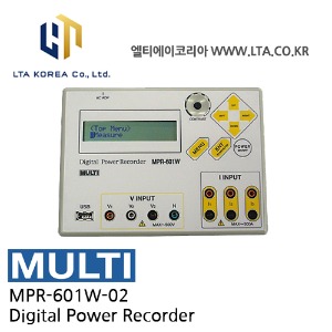 [MULTI 멀티] MPR-601W-02 / 전력품질분석기 / 파워레코더 / MPR601W