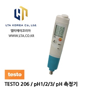[TESTO] 테스토 / TESTO-206 / pH1(액체용)/pH2(반고체용)/pH3(다양한 프로브 연결이 가능) / pH 측정기